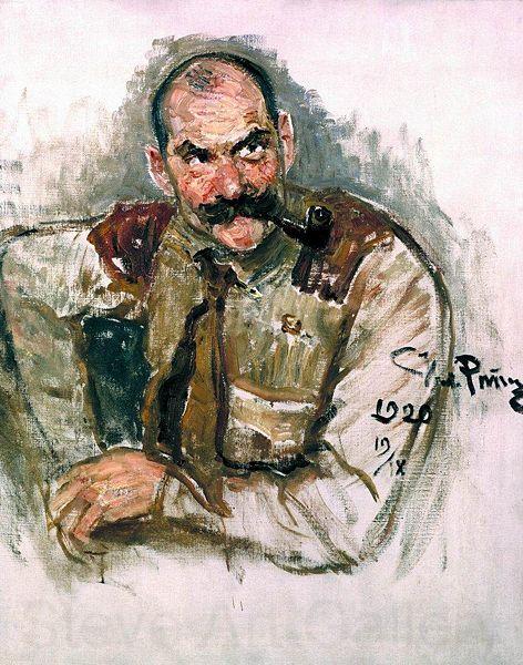 Ilya Repin Portrait of painter Akseli Gallen-Kallela Norge oil painting art